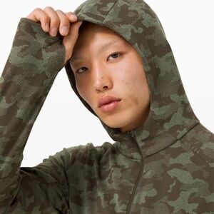 Lululemon Men's Surge Warm Full Zip Jacquard Camo Sz S